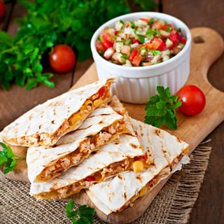 App Shredded Chicken Quesadilla